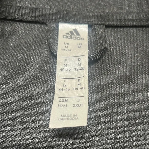 Adidas Women’s Size Medium Black Tracksuit with Pink Stripes - Picture 2 of 13